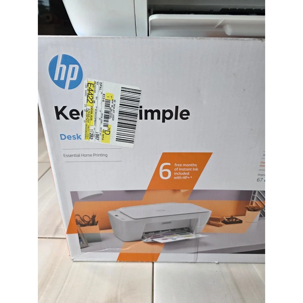 HP DeskJet 2700e All-in-One Wireless Color Inkjet Printer Scanner Copier 26K68A